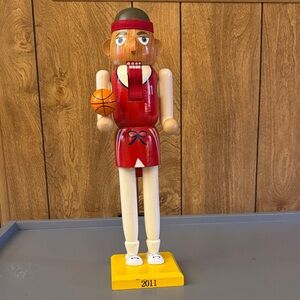2011’ Red Basketball Nutcracker Figurine